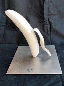 Banana. Marmo bianco statuario